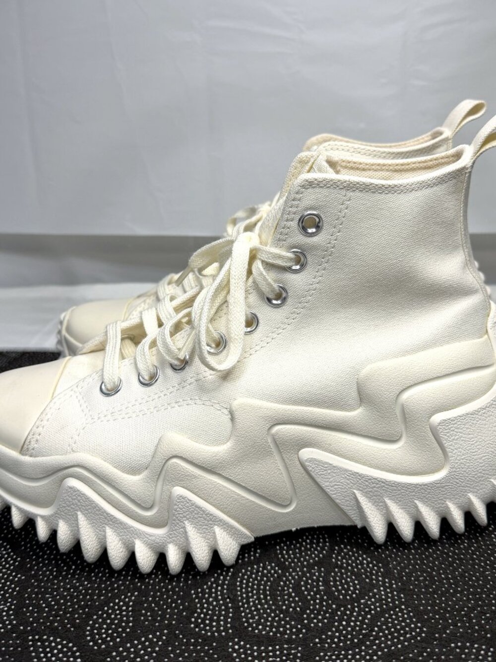 Converse Run Star Motion White Chunky Platform Sneakers Men's Size 7/Women's 8.5 - Picture 6 of 10